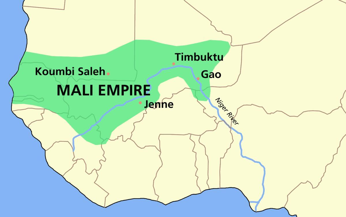 Mapa de l'antiga Mali